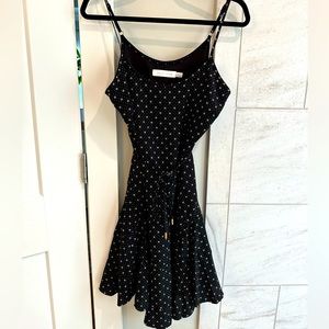 Bishop and Young Black spaghetti strap dress Size Small
